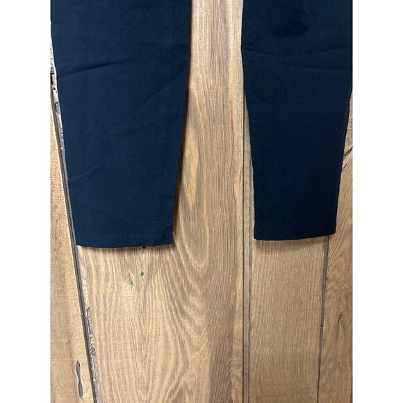 Helmut Lang Black Minimalist Stretch No Pocket Dark Academia Leggings Size M - Picture 6 of 9